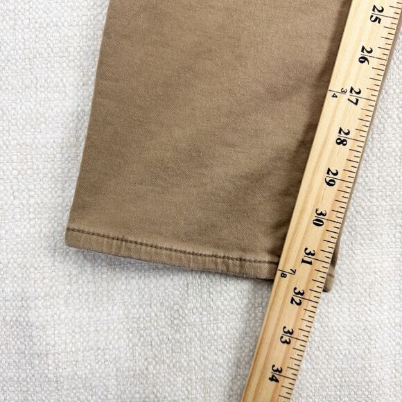 Banana Republic 5-Pocket Men's Tan Slim Fit Straight Leg Stretch Pants 34x32 - Picture 12 of 15